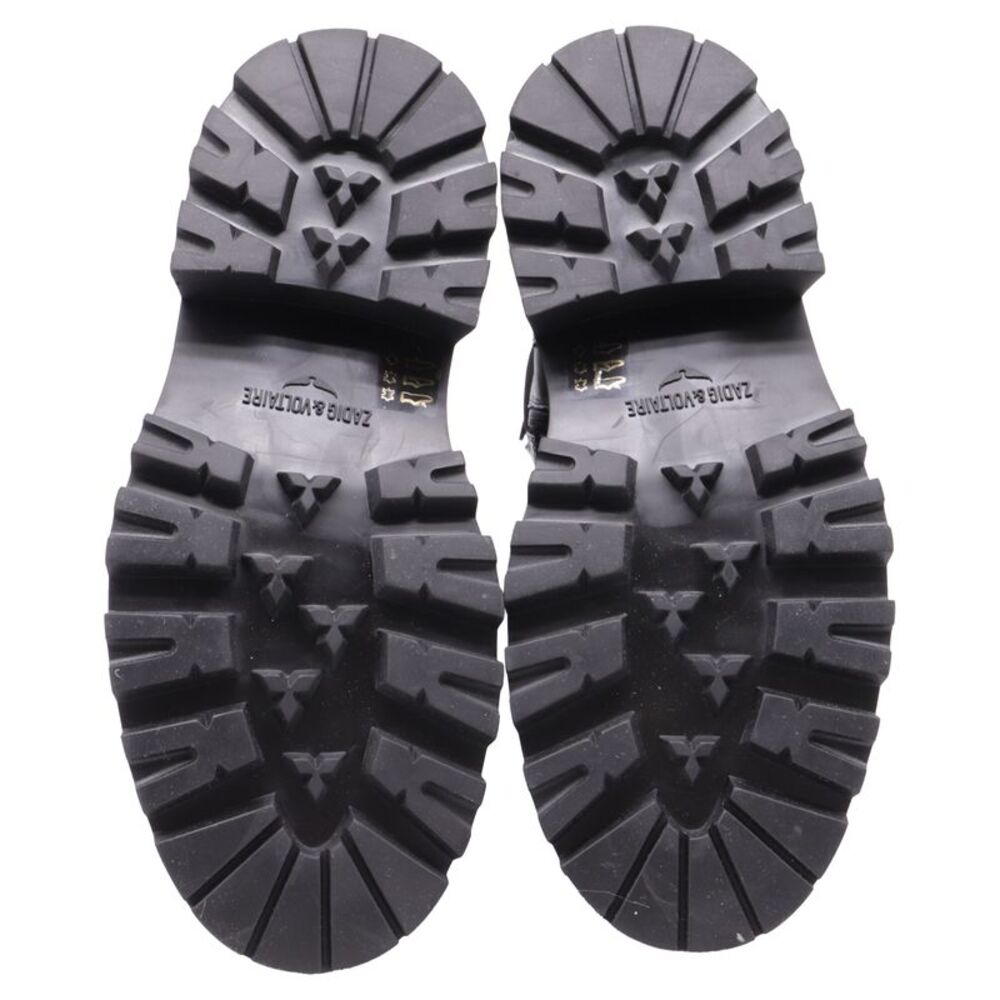 Zadig & Voltaire Ride High-Top Boots in Black Leather - Picture 7 of 11